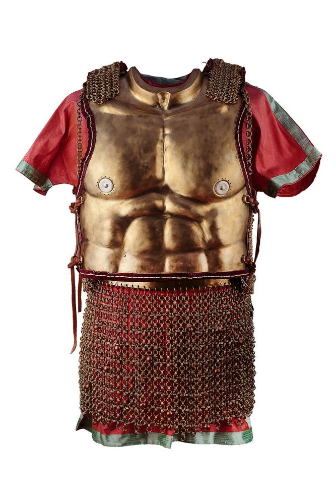 Reconstructed bronze body armour
