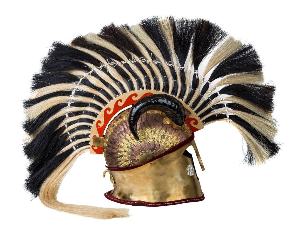 Historically informed reconstructed helmet