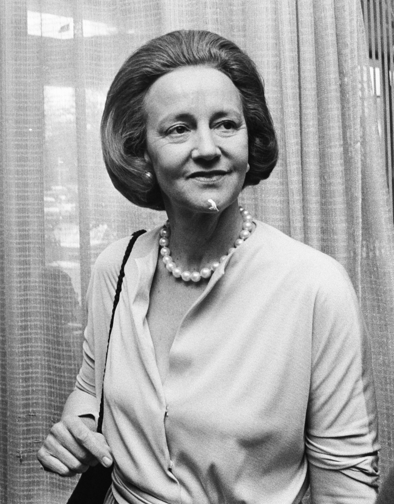 Katharine Graham, the Ball’s guest of honour Portrait of Washington Post publisher Katharine Graham in 1975