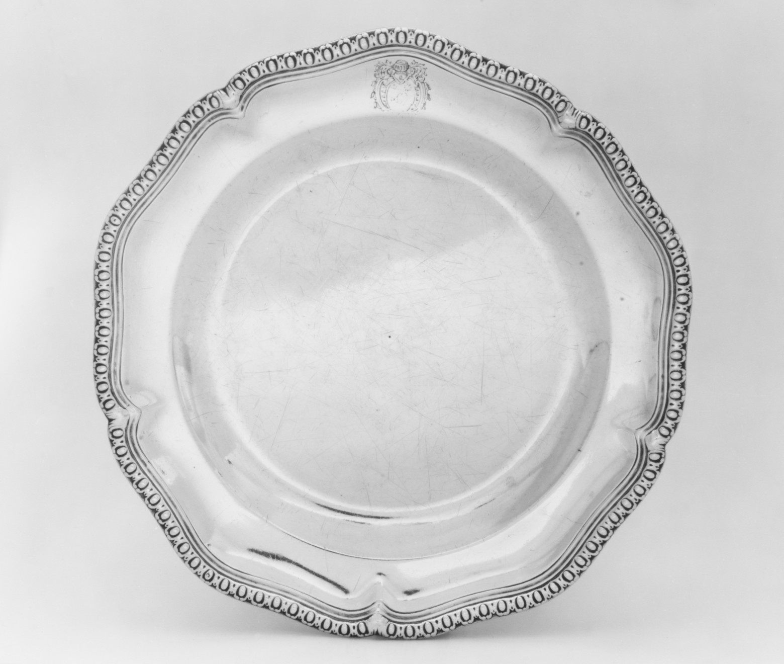 Formal service without visual noise Historic French silver plate representing the language of formal table service