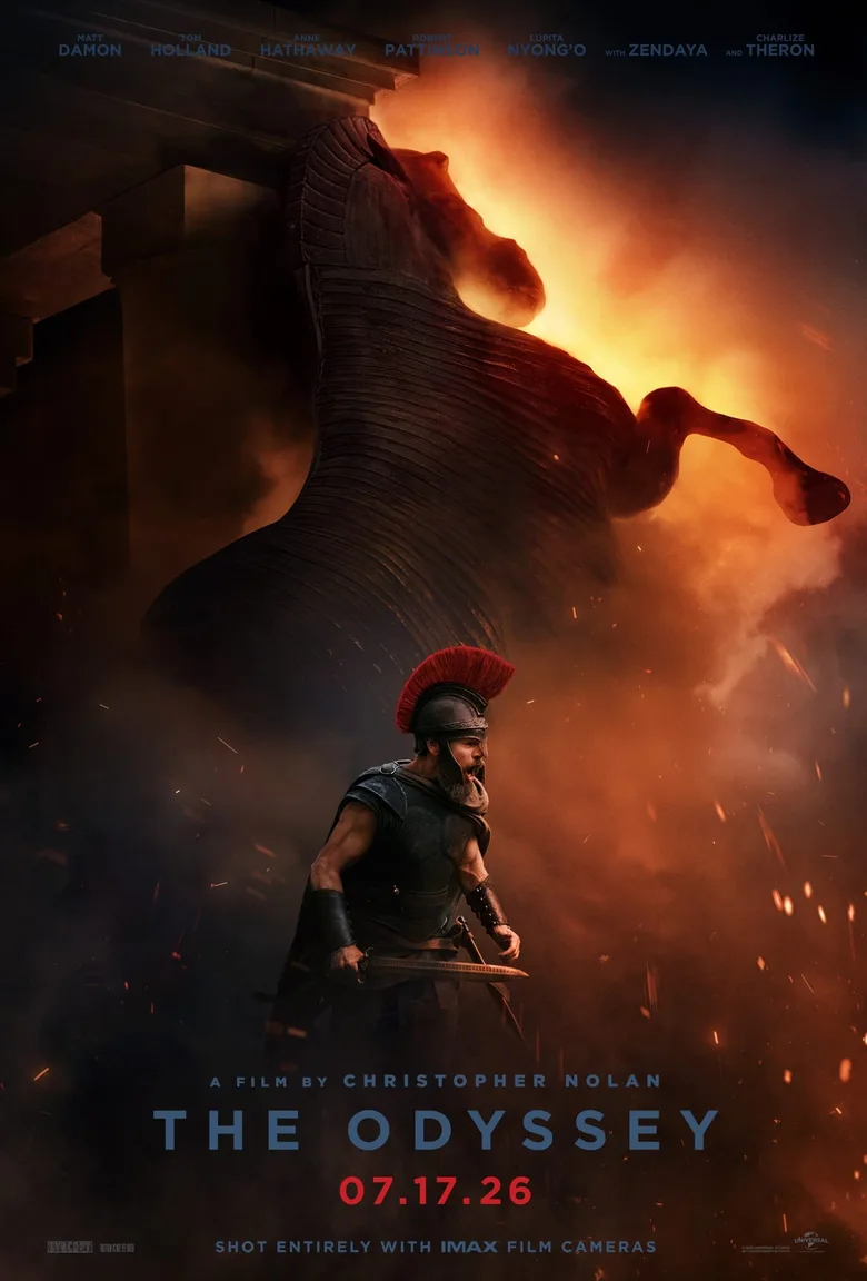 The Odyssey — the Trojan Horse The Trojan Horse in the official promotional poster for Christopher Nolan’s The Odyssey