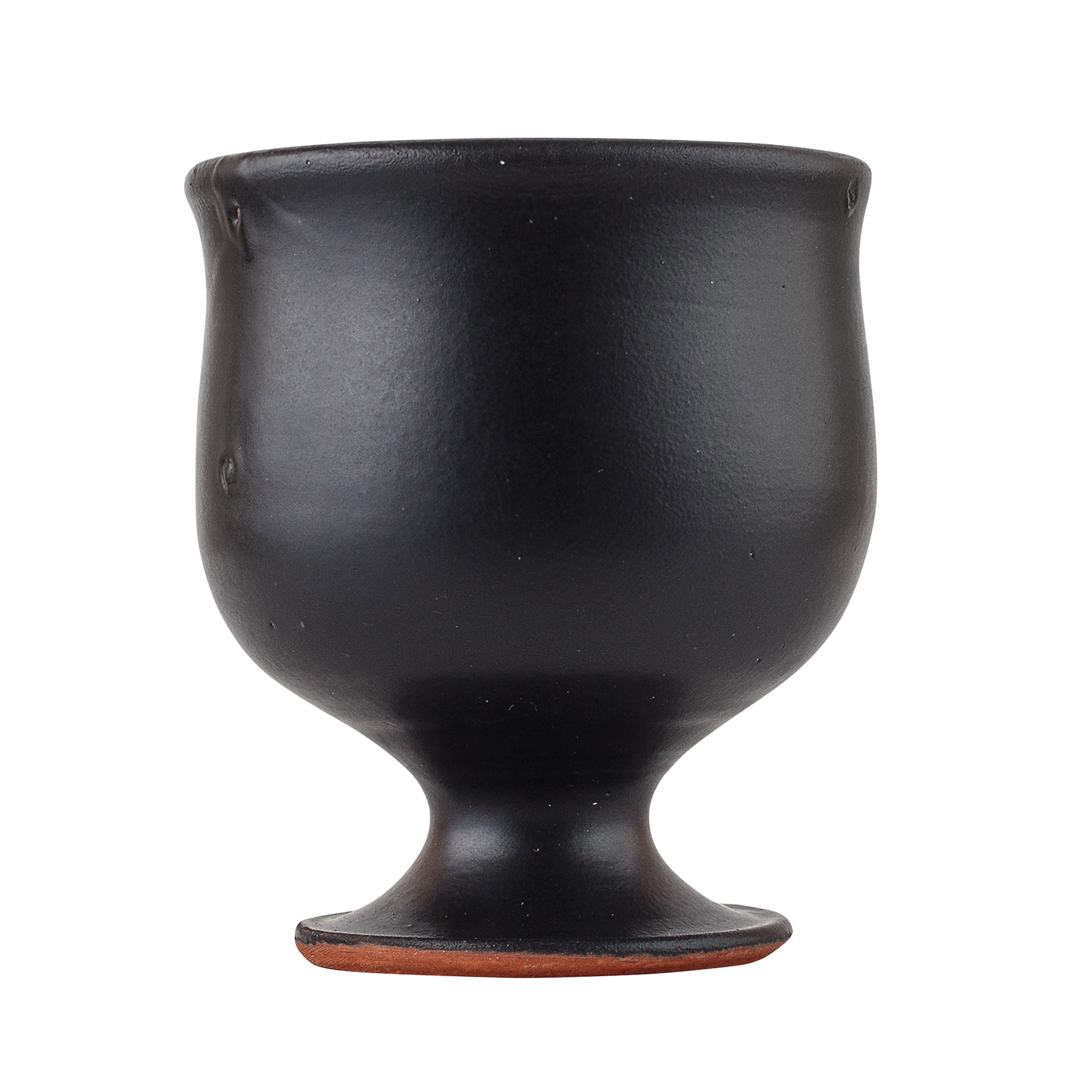 Black stemmed ceramic drinking cup, Archaeopolis Objects archive