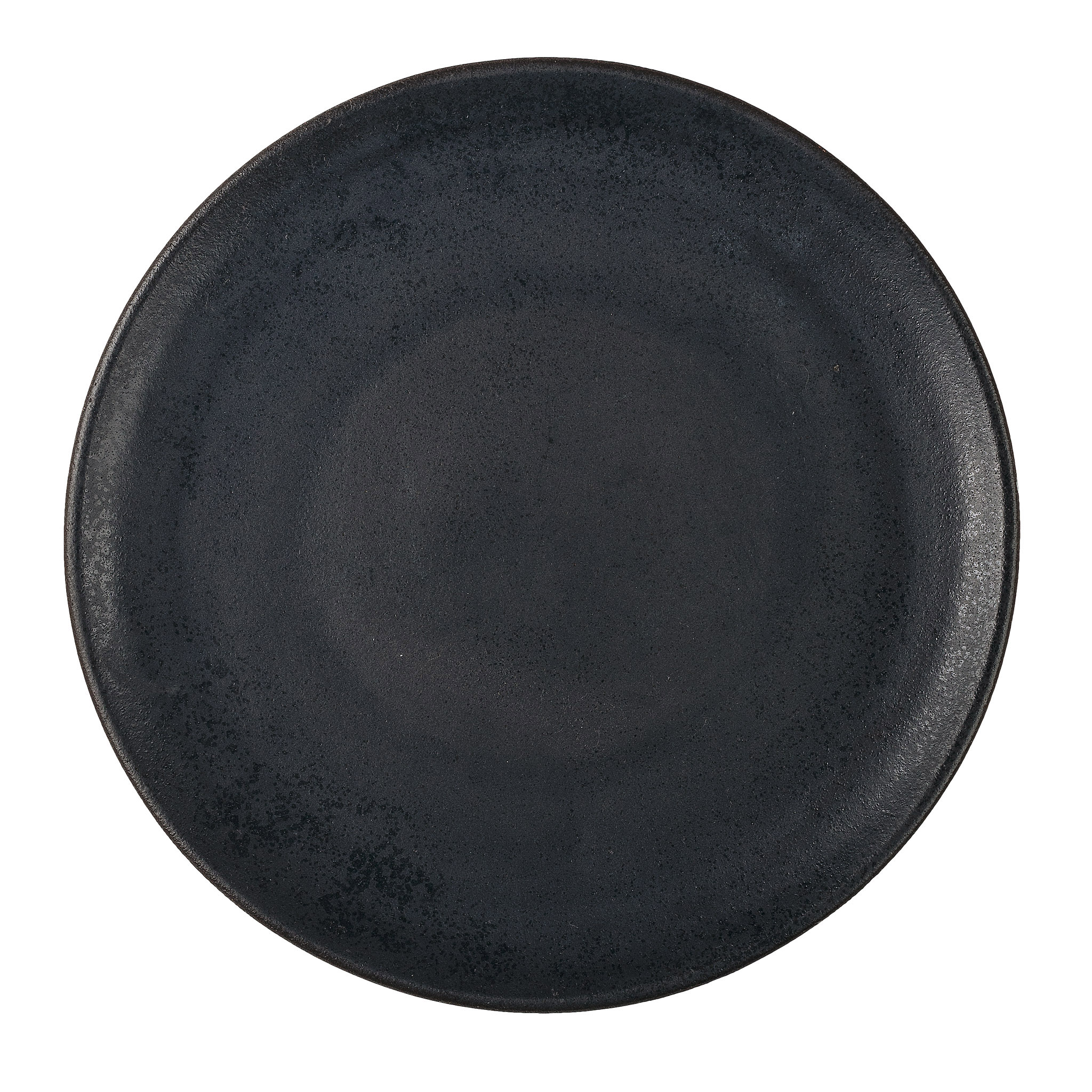 Black ceramic dining plate, Archaeopolis Objects archive