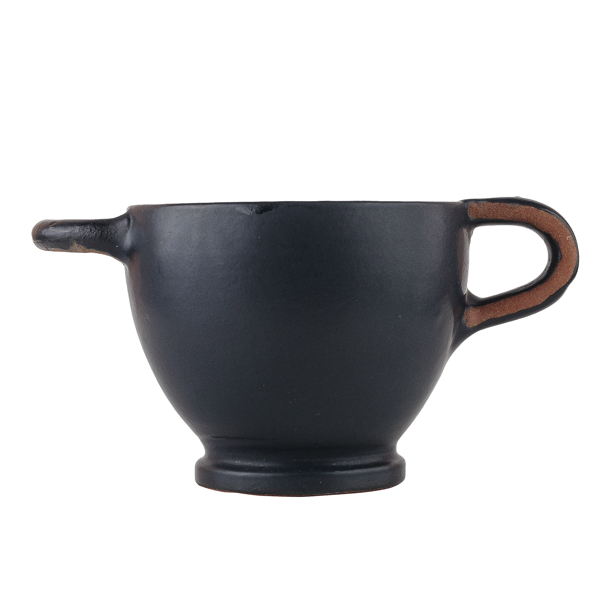 Black ceramic skyphos with a horizontal handle, Archaeopolis Objects archive