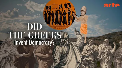 Official ARTE episode artwork reading Did the Greeks Invent Democracy?