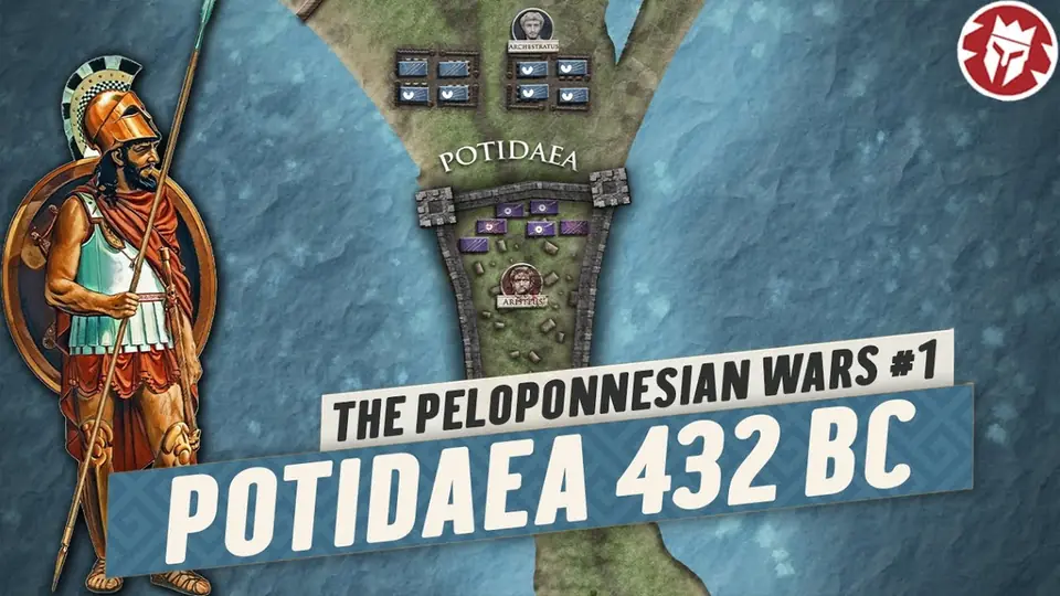 Official Kings and Generals cover labelled The Peloponnesian Wars 1: Potidaea 432 BC.